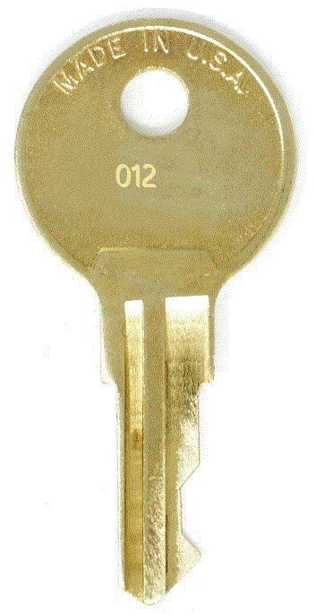 Alera 012 Replacement Key, 001 - 300 Lock Series - EasyKeys.com