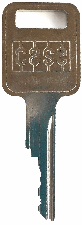 Case Heavy Equipment Key for Backhoe & Skid Steer A77313 - SKU: D250