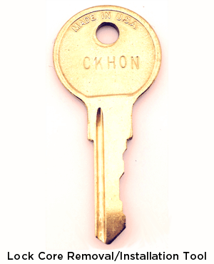 HON Lock Core Removal/Installation Tool - CKHON