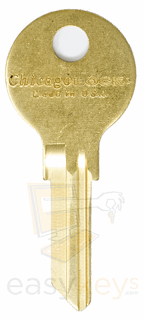 CompX Chicago 1250 Replacement Key, 1250 - 1499 Lock Series 