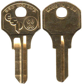 CO68 KEY BLANK - ESP