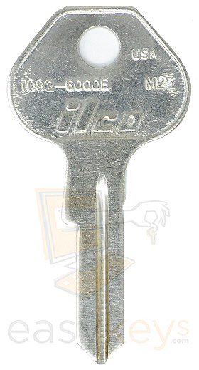 Ilco 1092-6000B-M25 Key Blank