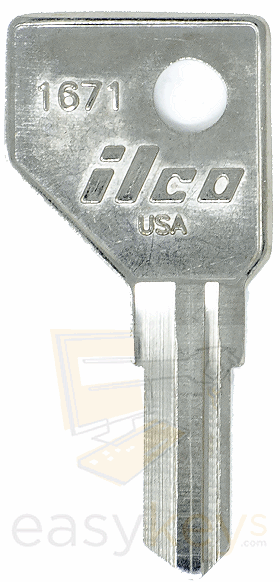 Ilco 1671 Key Blank