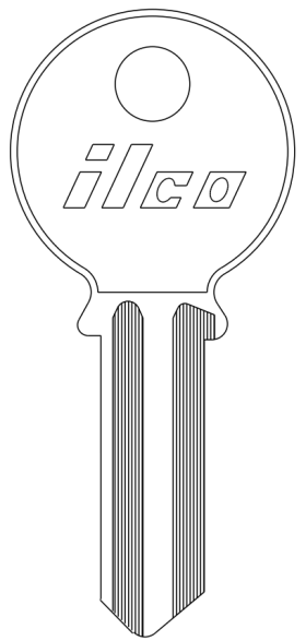 Ilco AK2 Key Blank