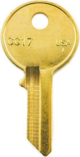 CG17-BR KEY BLANK - ILCO