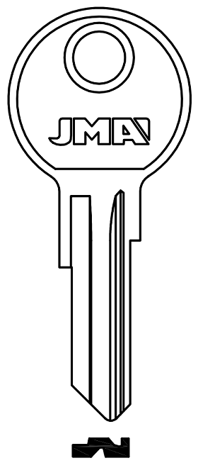 JMA BS-7D Key Blank