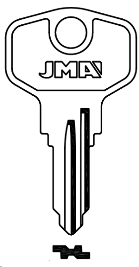 JMA BUR-9D Key Blank