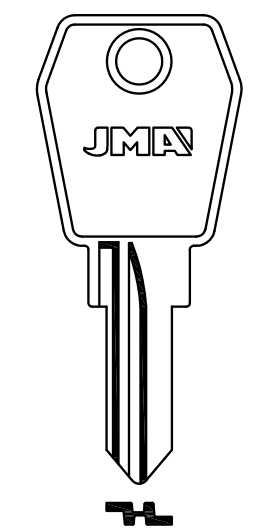 JMA EU-13D Key Blank