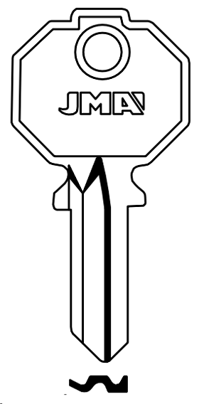 JMA PR-15D Key Blank