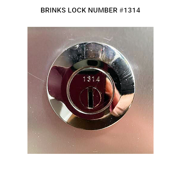 BRINKSSAFEKEY - SET OF TWO (2) HOME SECURITY SAFE REPLACEMENT KEYS - BRINKS more images