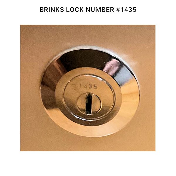 BRINKSSAFEKEY - SET OF TWO (2) HOME SECURITY SAFE REPLACEMENT KEYS - BRINKS more images