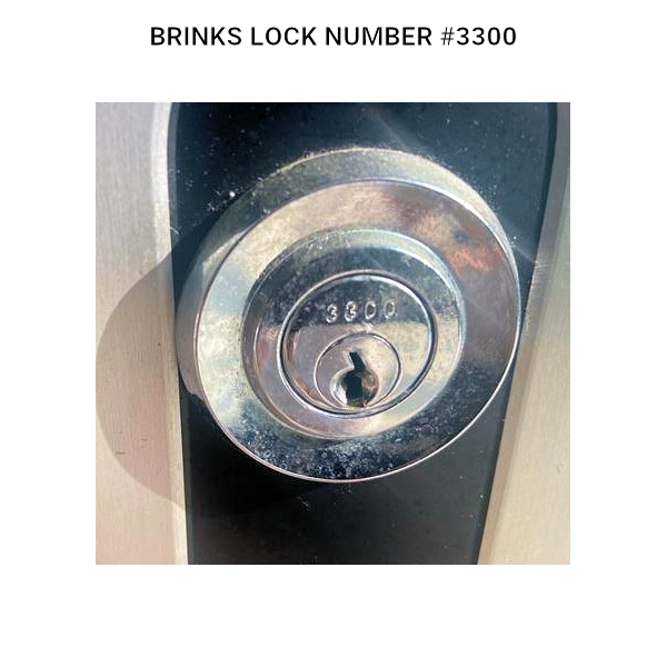 BRINKSSAFEKEY - SET OF TWO (2) HOME SECURITY SAFE REPLACEMENT KEYS - BRINKS more images