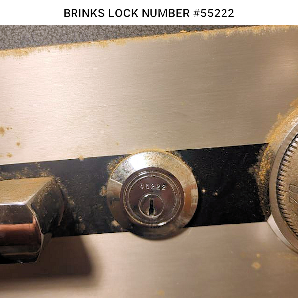 BRINKSSAFEKEY - SET OF TWO (2) HOME SECURITY SAFE REPLACEMENT KEYS - BRINKS more images