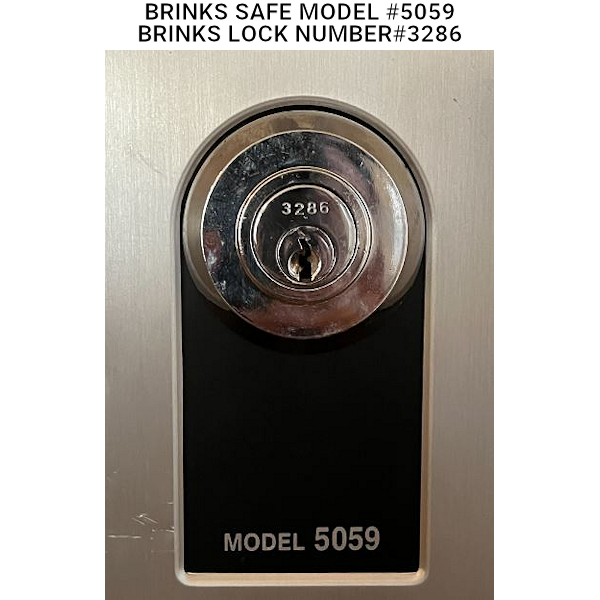 BRINKSSAFEKEY - SET OF TWO (2) HOME SECURITY SAFE REPLACEMENT KEYS - BRINKS more images