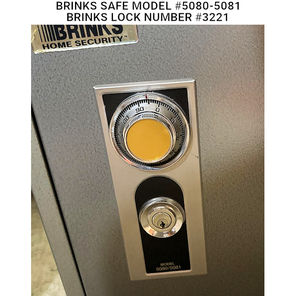 BRINKSSAFEKEY - SET OF TWO (2) HOME SECURITY SAFE REPLACEMENT KEYS - BRINKS more images