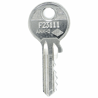 Ahrend F23111 - F27777 - F27654 Replacement Key