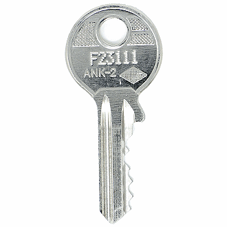 Ahrend F23111 - F27777 - F23542 Replacement Key