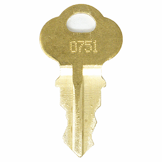 CompX Chicago 0751 - 1000 - 0975 Replacement Key