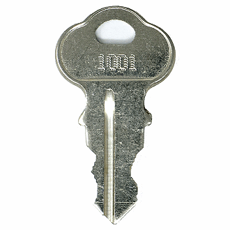 CompX Chicago 1001 - 1250 - 1010 Replacement Key