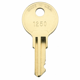 CompX Chicago 1250 Replacement Key, 1250 - 1499 Lock Series