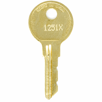 CompX Chicago 1251X - 1500X - 1365X Replacement Key