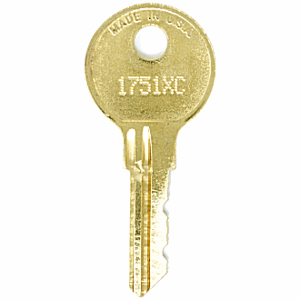 CompX Chicago 1751XC - 2000XC - 1794XC Replacement Key