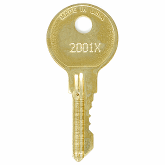 CompX Chicago 2001X - 2250X - 2066X Replacement Key