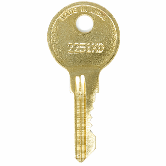 CompX Chicago 2251XD - 2500XD - 2499XD Replacement Key