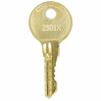 CompX Chicago 2501X - 2750X - 2604X Replacement Key