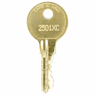 CompX Chicago 2501XC - 2750XC - 2581XC Replacement Key