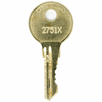 CompX Chicago 2751X - 3000X - 2827X Replacement Key