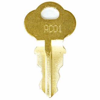 CompX Chicago AC01 - AC25 - AC24 Replacement Key