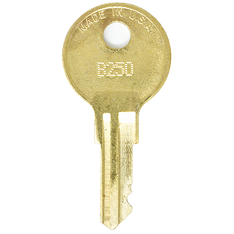 CompX Chicago B250 - B499 - B268 Replacement Key