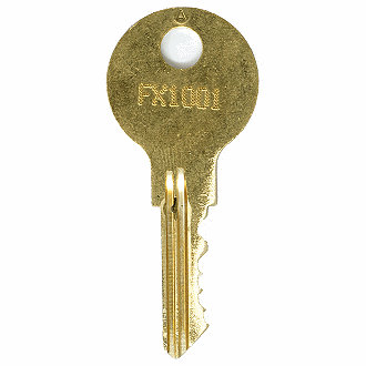 CompX Chicago FX1001 - FX3000 - FX1877 Replacement Key