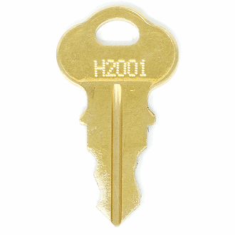 CompX Chicago H2001 - H2576 - H2168 Replacement Key