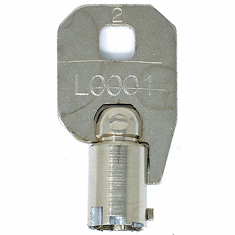 CompX Chicago L0001 - L7600 - L5559 Replacement Key