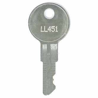 CompX Chicago LL451 - LL675 - LL463 Replacement Key