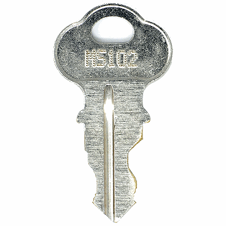 CompX Chicago MS102 - MS150 - MS109 Replacement Key