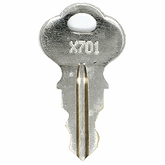 CompX Chicago X701 - X900 - X800 Replacement Key