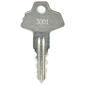 CompX Fort 3001 - 3670 - 3371 Replacement Key