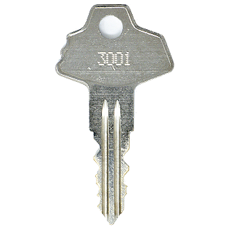 CompX Fort 3001 - 3670 - 3321 Replacement Key