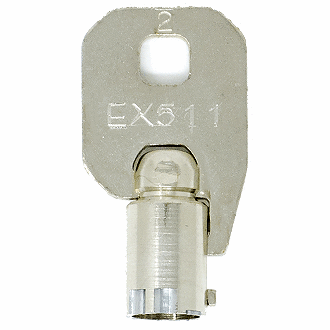 CompX Fort EX511 - EX518 - EX518 Replacement Key