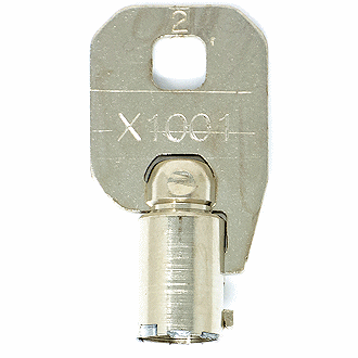 CompX Fort X1001 - X8704 - X5154 Replacement Key