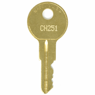 Keys Cut by Code Number-CH Series-CH251-CH1175-Cam Lock 