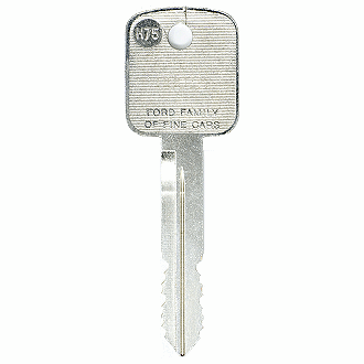 Ford 0001X - 1706X - 1284X Replacement Key