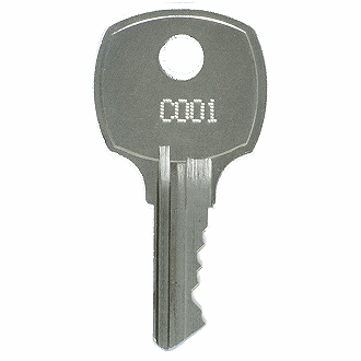 CompX National C001 - C642 - C593 Replacement Key