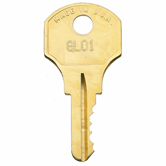 Gunlocke GL01 - GL50 - GL33 Replacement Key