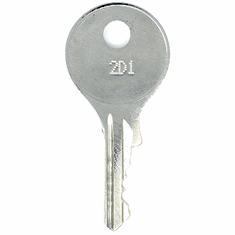 Hafele 2D1 - 2D222 - 2D98 Replacement Key