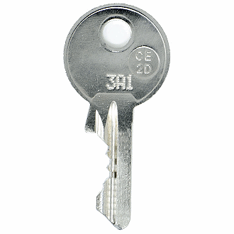 Hafele 3A1 - 3A82 - 3A33 Replacement Key