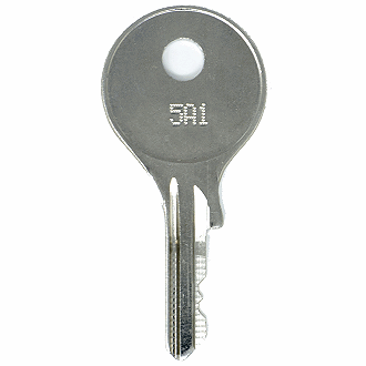 Hafele 5A1 - 5A2600 - 5A2565 Replacement Key